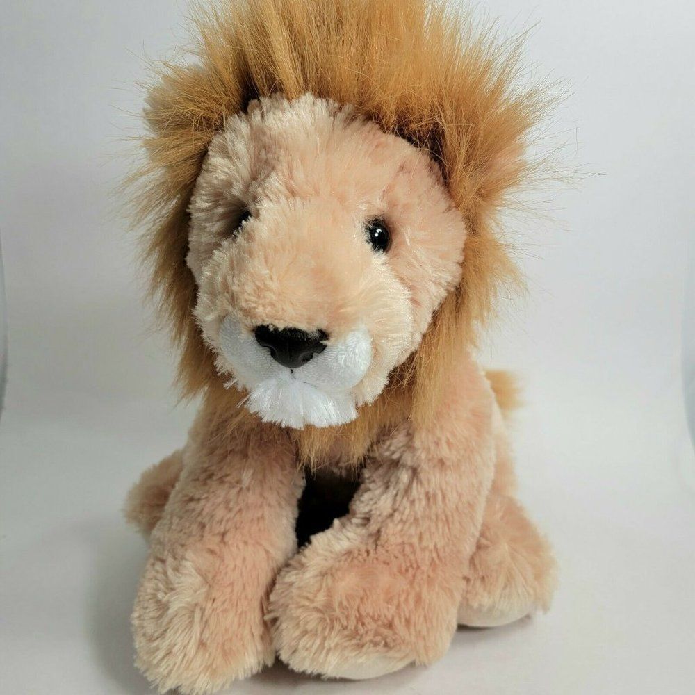 Smithsonian Brown Lion Plush Stuffed Souvenir Toy 13"‎